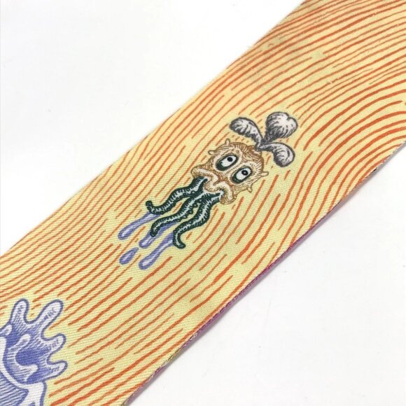 HERMES Twilly Twilly Band Scarf Scarf silk Multicolore - Picture 5 of 11